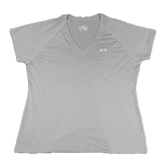 Under Armour Semi-Fitted Heat Gear V-Neck Shirt - Women's XL - Picture 1 of 6